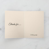 Happy Military Family Card – Personalized Gift Karte (Innenseite)