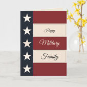 Happy Military Family Card – Personalized Gift Karte (Gelbe Blume)