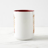 Happy Mind Happy Life Hippy Groovy Vibes Tasse (Zentrum)