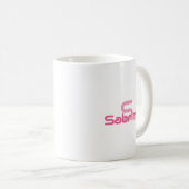 Happy Mind Happy Life Niedliche Tasse (VorderseiteRechts)