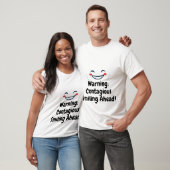 Happy Minimalistisch Smile T-Shirt (Unisex)