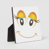 HAPPY MIRL FACE FOTOPLATTE (Vorderseite)