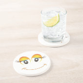 HAPPY MIRL FACE GETRÄNKEUNTERSETZER (Seite)