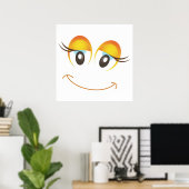 HAPPY MIRL FACE POSTER (Heimbüro)