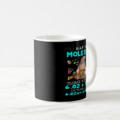 Happy Mole Day October 23rd Funny Chemistry Scienc Kaffeetasse (VorderseiteRechts)