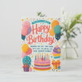 Happy Moments Dankeskarte (Stehend Vorderseite)