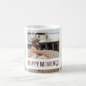"Happy Moments" Foto Collage Geschenk Kaffeetasse (Mittel)