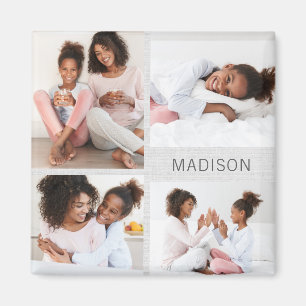Happy Moments Personalisiert Foto Magnet