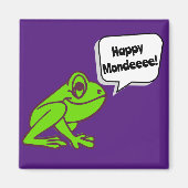 Happy Monday Frog Magnet (Vorne)