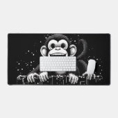Happy Monkey Desk Mat Schreibtischunterlage (Tastatur & Maus)