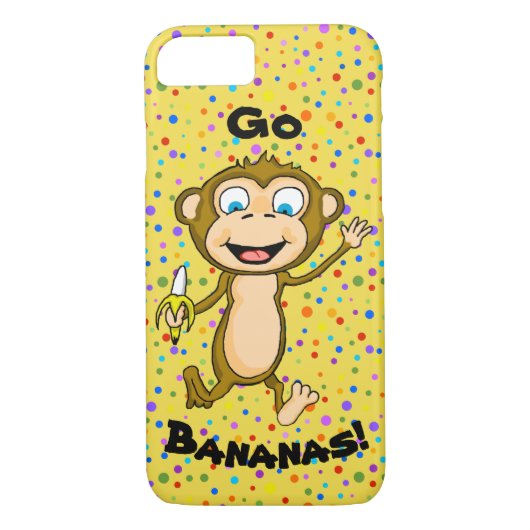 Happy Monkey Handy Case (Rückseite)
