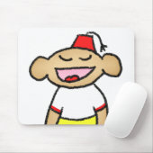 Happy Monkey Mousepad (Mit Mouse)