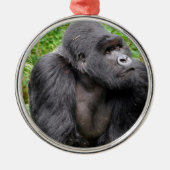 Happy Monkey Ornament Aus Metall (Vorne)