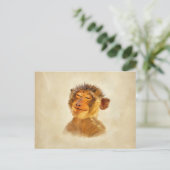 Happy Monkey Postkarte (Stehend Vorderseite)