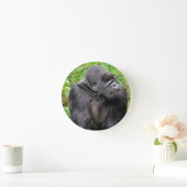 Happy Monkey Runde Wanduhr (Zuhause)