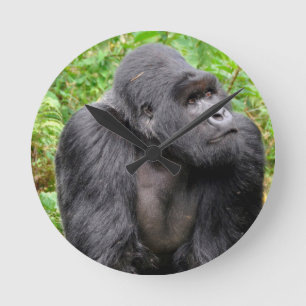 Happy Monkey Runde Wanduhr