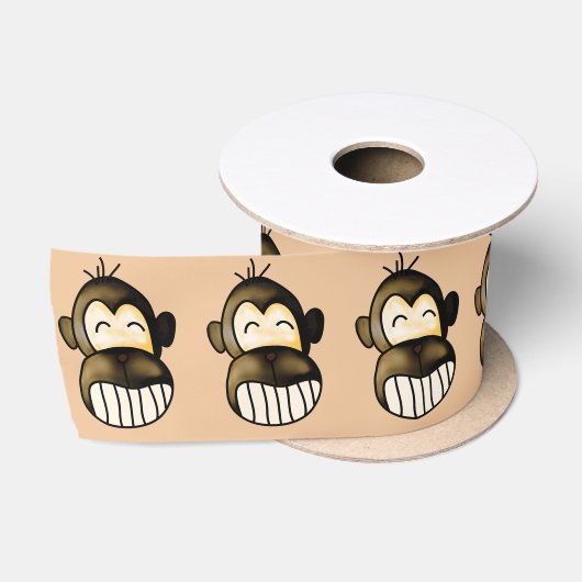 Happy Monkey Satin Band Satinband (Spule)