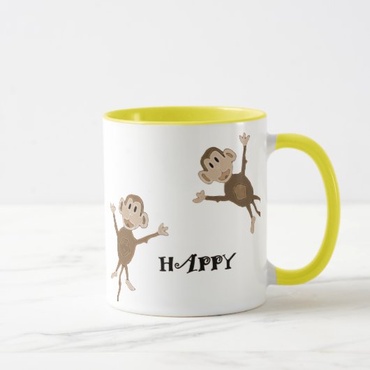 Happy Monkeys Tasse (Rechts)
