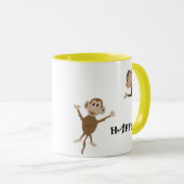 Happy Monkeys Tasse (VorderseiteRechts)