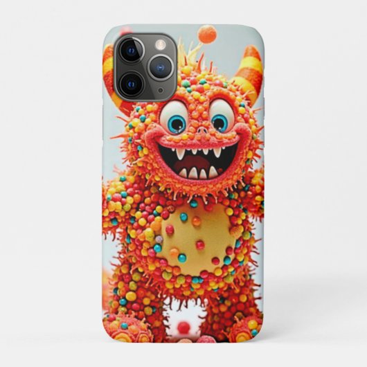 Happy Monster Candy Delight Design Case-Mate iPhone Hülle (Rückseite)