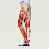 Happy Monster Candy Delight Design Leggings (Links)