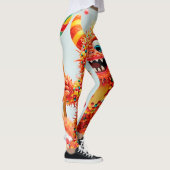 Happy Monster Candy Delight Design Leggings (Rechts)