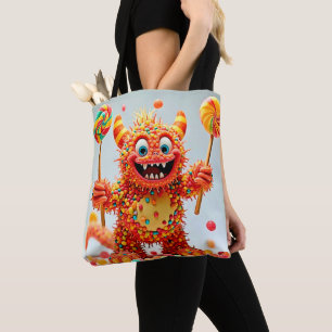 Happy Monster Candy Delight Design Tasche