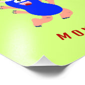 Happy Monster Fotodruck (Ecke)