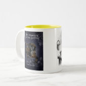 Happy Monster Happy Garden Zweifarbige Tasse (Vorderseite Links)