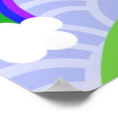 Happy Monster Poster (Ecke)