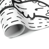 HAPPY MONSTER Wrapping Paper Geschenkpapier (Rolleneckpunkt)