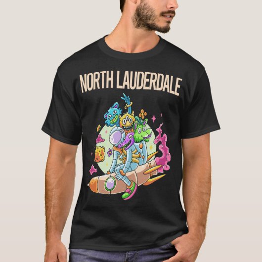 Happy Monsters - North Lauderdale T-Shirt (Vorderseite)