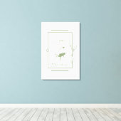 Happy Montag Leinwanddruck (Insitu (Holzboden))