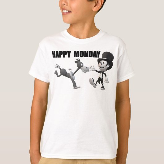 Happy Montag T-Shirt (Vorderseite)