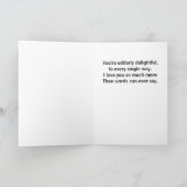 Happy Moo-ther's Day Moo Cow mit rosa Udder Karte (Innenseite)