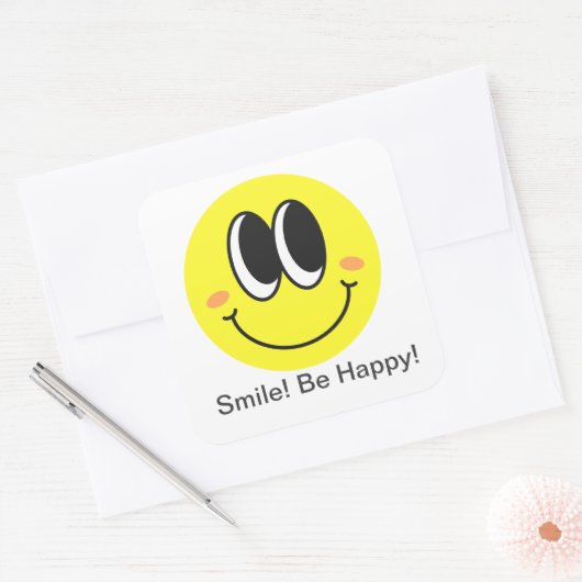 Happy Mood Smiley Sticker Pack 3"x3" (Umschlag)