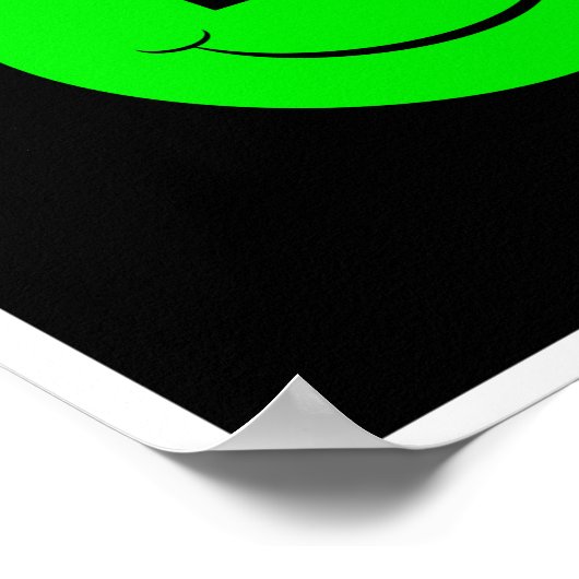 Happy Moody Stoplight Poster (Ecke)