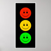 Happy Moody Stoplight Poster (Vorne)