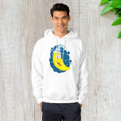 Happy Moon Face Hoodie