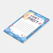 Happy Moon Sky Post-It Notes Klebezettel (angewinkelt)