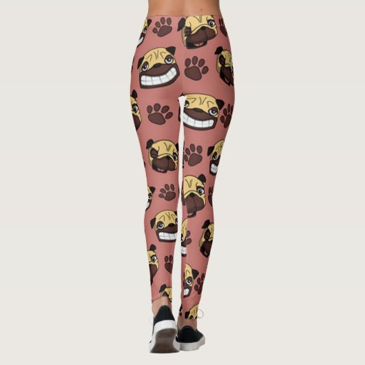 Happy Mops Leggings (Rückseite)