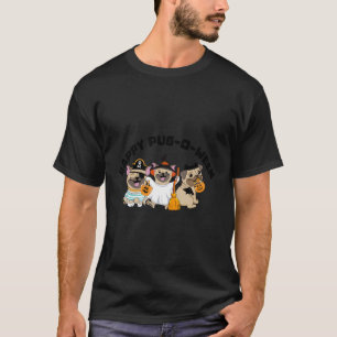 Happy Mops-O-Ween Niedlich Costumes Mops Hund Hall T-Shirt