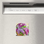 Happy Mother Day 2 Inch Square Magnet (In Situ (Geschirrspüler))