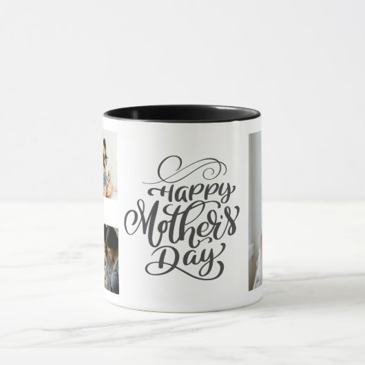 Happy Mother Day 5 Custom Fotos Tasse (Zentrum)