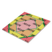 Happy Mother Day Art Deco Tile Fliese (Seite)