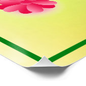 Happy Mother Day Blume Design-23213 Poster (Ecke)