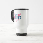 Happy Mother Day Blume Design-23213 Reisebecher (Vorderseite Links)