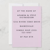 Happy Mother Day Brunch Einladung (Rückseite)