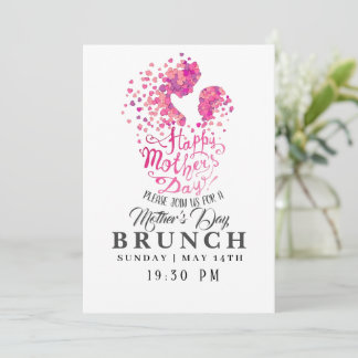 Happy Mother Day Brunch Einladung