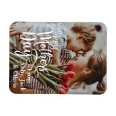 Happy Mother Day Custom Foto and Text Magnet (Horizontal)